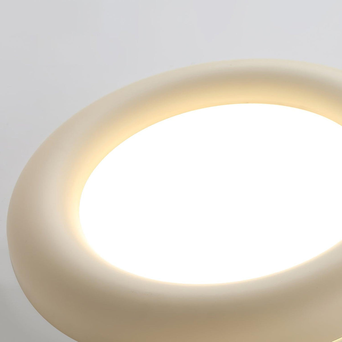 Ceiling Light Beige Flush Mount with Canopy Minimalist-Neutral Decor