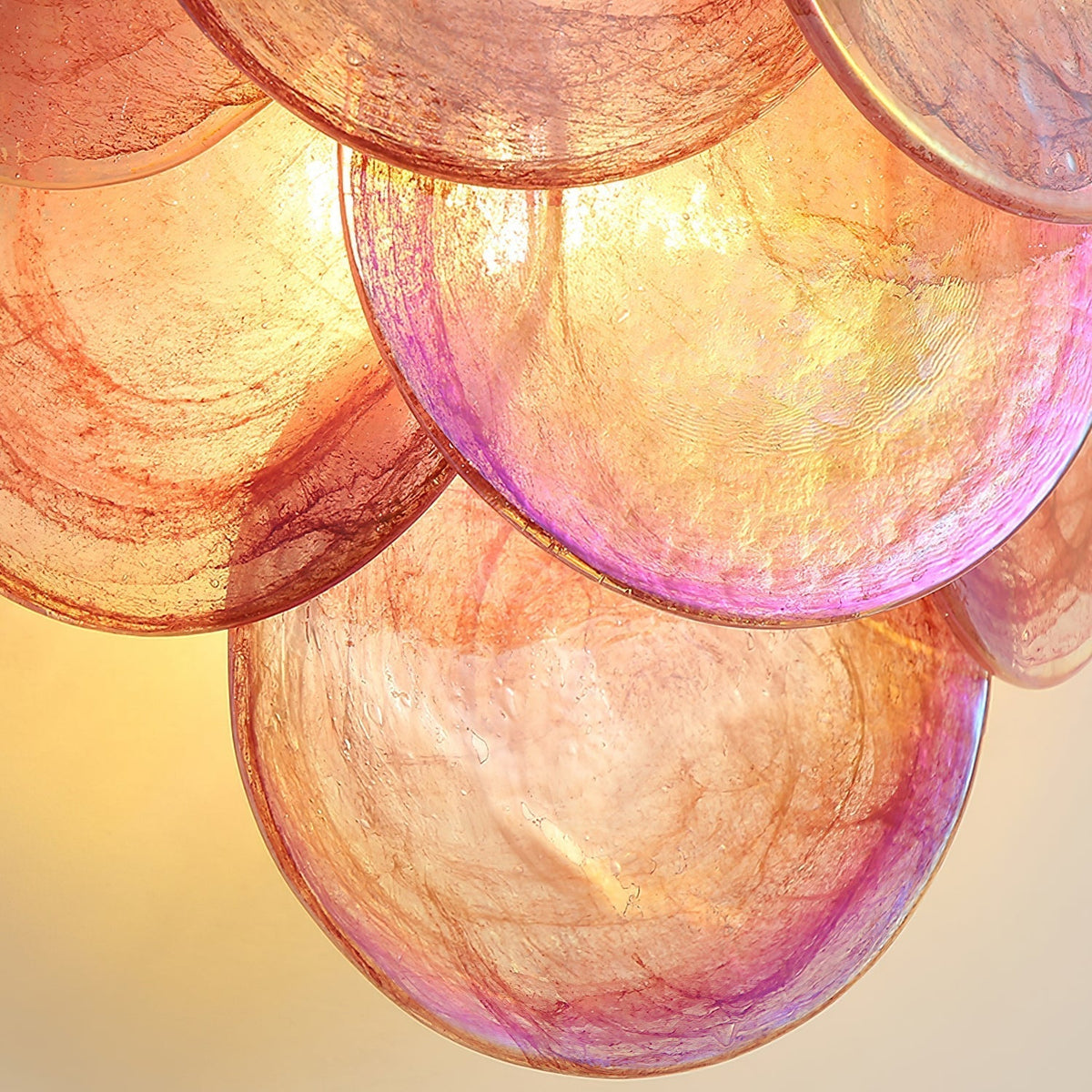 Opalara Pink Capiz Shell Wall Lamp-Neutral Decor