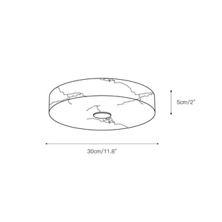 Unorir Moderne Minimaliste Albâtre Plafonnier-Luire