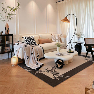 Sombrero Lampadaire en Rotin Arc