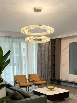 Lustra Lustre Géométrique Cristal LED Élégant