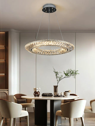Lustra Lustre Géométrique Cristal LED Élégant