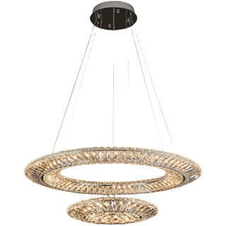 Lustra Lustre Géométrique Cristal LED Élégant