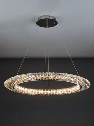Lustra Lustre Géométrique Cristal LED Élégant