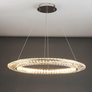 Lustra Lustre Géométrique Cristal LED Élégant