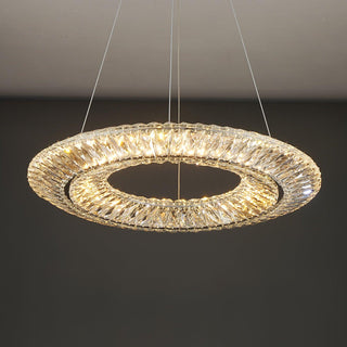 Lustra Lustre Géométrique Cristal LED Élégant