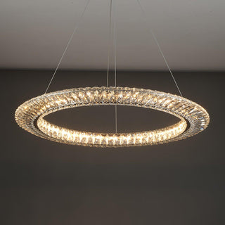 Lustra Lustre Géométrique Cristal LED Élégant