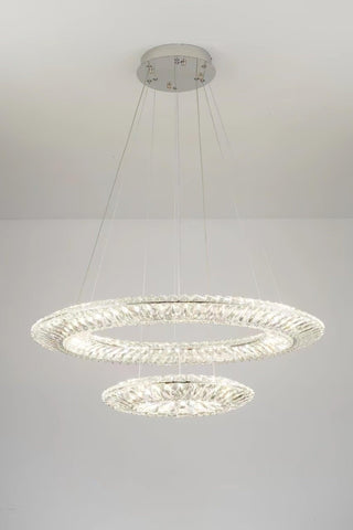 Lustra Lustre Géométrique Cristal LED Élégant