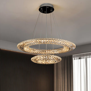 Lustra Lustre Géométrique Cristal LED Élégant