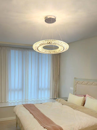 Lustra Lustre Géométrique Cristal LED Élégant