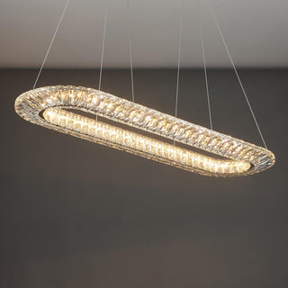Lustra Lustre Géométrique Cristal LED Élégant