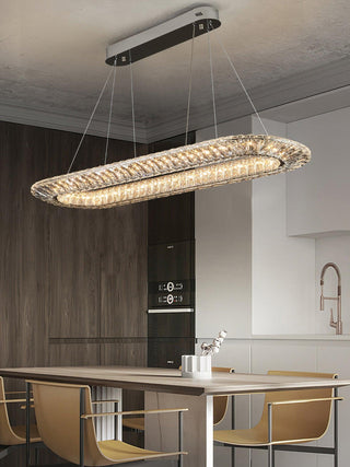 Lustra Lustre Géométrique Cristal LED Élégant