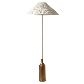 Zenith Bohemian Marble Floor Lamp-Neutral Decor