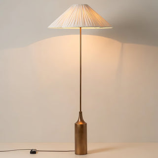 Zenith Bohemian Marble Floor Lamp-Neutral Decor