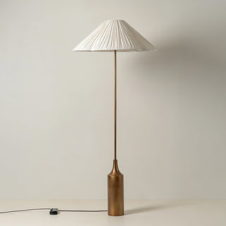 Zenith Bohemian Marble Floor Lamp-Neutral Decor
