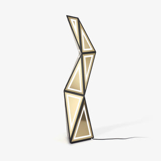 Evvelora Geometric LED Floor Lamp-Neutral Decor