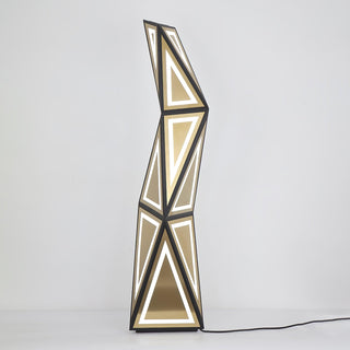Evvelora Geometric LED Floor Lamp-Neutral Decor