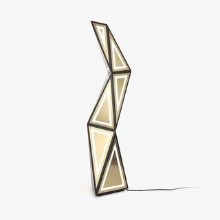 Evvelora Geometric LED Floor Lamp-Neutral Decor