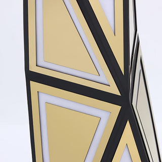 Evvelora Geometric LED Floor Lamp-Neutral Decor