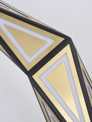 Evvelora Geometric LED Floor Lamp-Neutral Decor