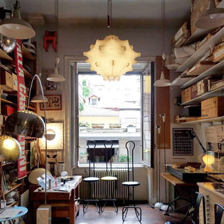 Lumina Suspension en Soie Contemporaine
