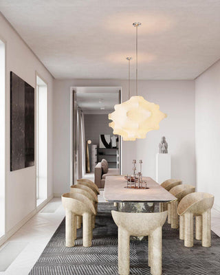 Lumina Suspension en Soie Contemporaine
