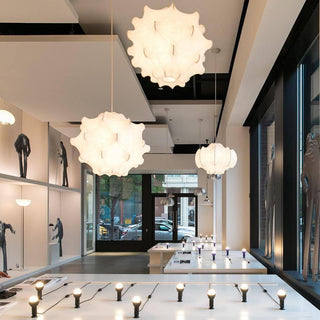Lumina Suspension en Soie Contemporaine