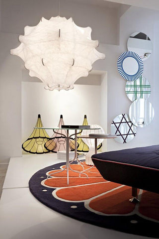 Lumina Suspension en Soie Contemporaine