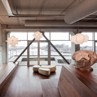 Lumina Suspension en Soie Contemporaine