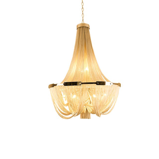Solara Lustre Gland Chaîne en Aluminium