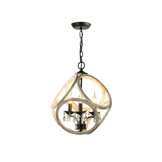 Viraearae Prime Nordique Cristal Bois Suspension