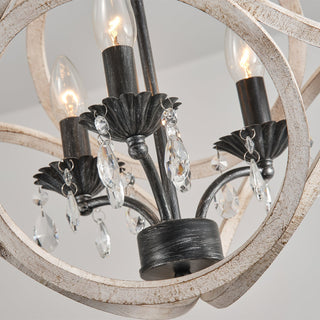 Viraearae Prime Nordique Cristal Bois Suspension