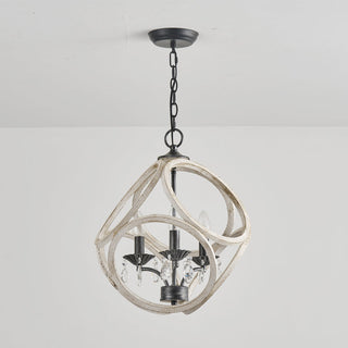 Viraearae Prime Nordique Cristal Bois Suspension