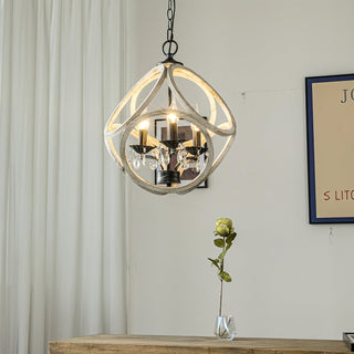 Viraearae Prime Nordique Cristal Bois Suspension