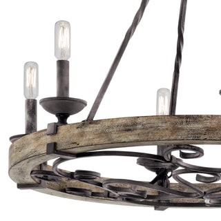 Evtalen Ancien Industriel Bois Métal Lustre