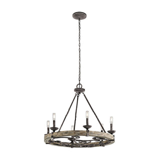 Evtalen Ancien Industriel Bois Métal Lustre
