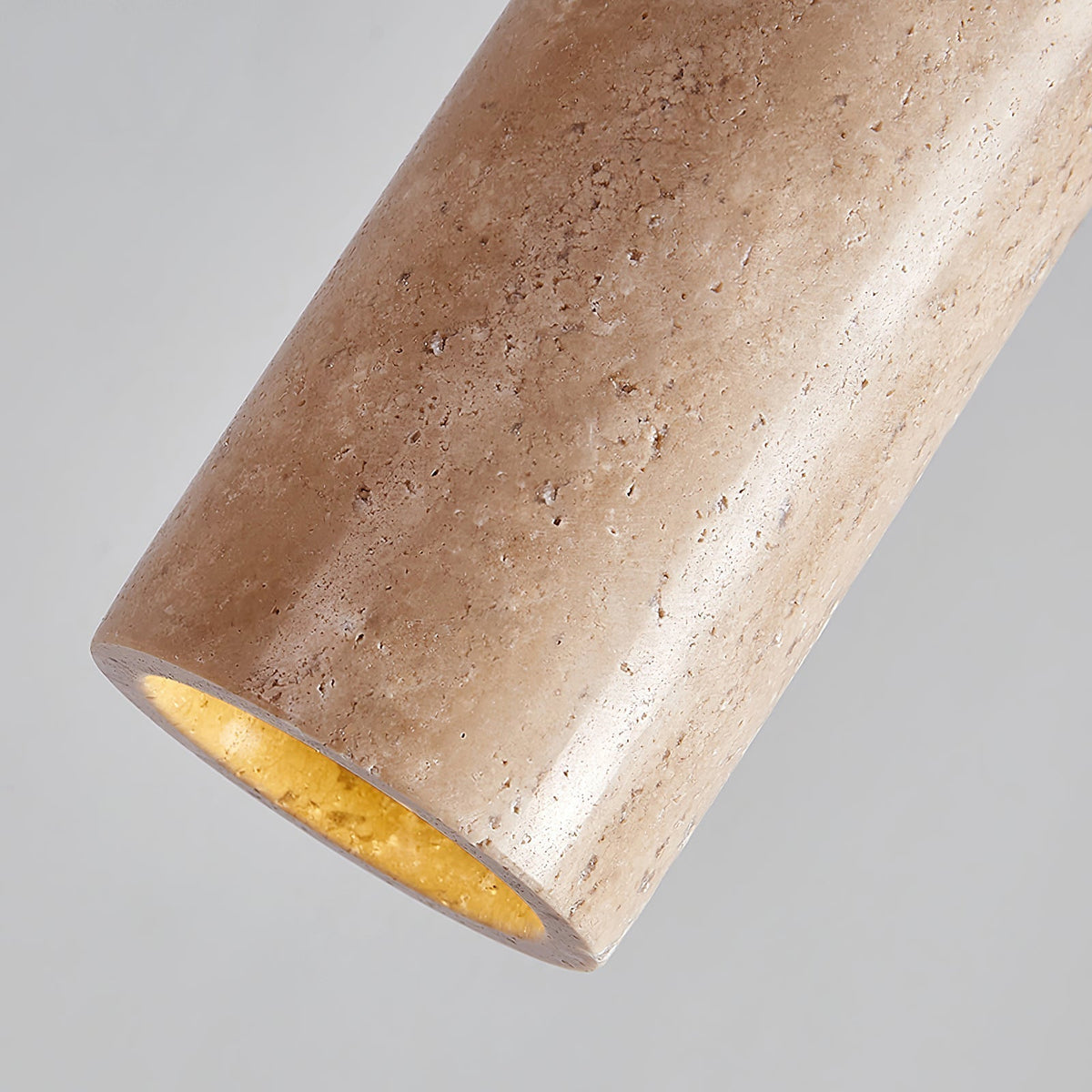 Nerova Pendant Light Travertine Wood Minimalist-Neutral Decor