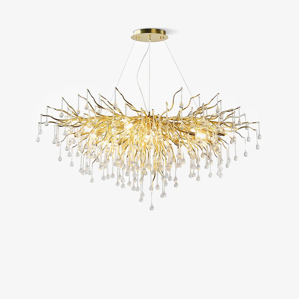 Solina Lustre Cristal Postmoderne Luxueux