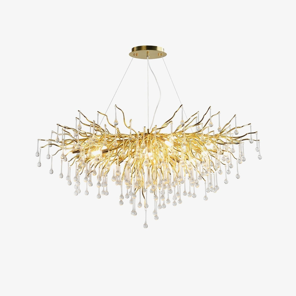 Solina Lustre Cristal Postmoderne Luxueux