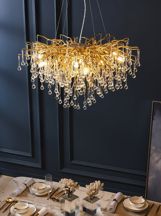 Eurrinis Lustre Cristal Postmoderne Luxueux