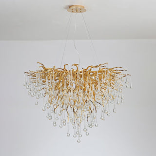 Eurrinis Lustre Cristal Postmoderne Luxueux