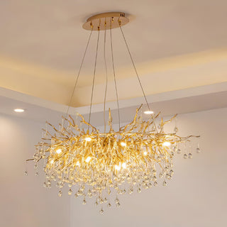Eurrinis Lustre Cristal Postmoderne Luxueux
