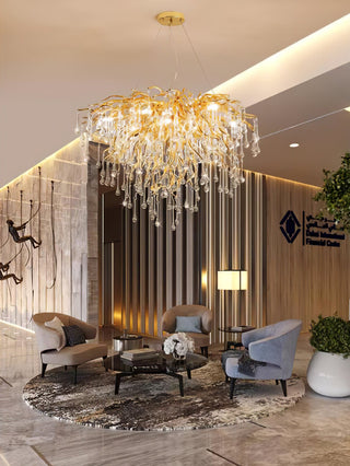 Eurrinis Lustre Cristal Postmoderne Luxueux