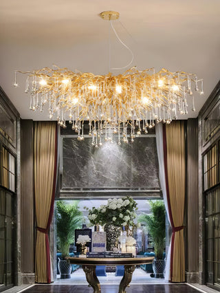 Eurrinis Lustre Cristal Postmoderne Luxueux