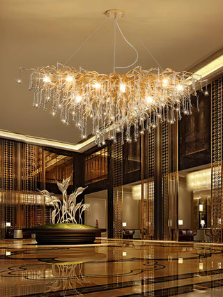 Eurrinis Lustre Cristal Postmoderne Luxueux