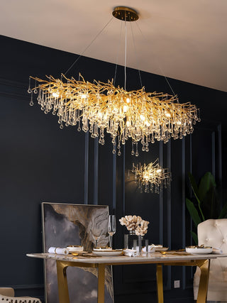 Eurrinis Lustre Cristal Postmoderne Luxueux