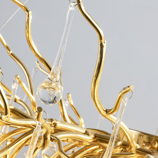 Eurrinis Lustre Cristal Postmoderne Luxueux