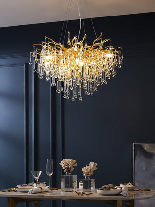 Eurrinis Lustre Cristal Postmoderne Luxueux