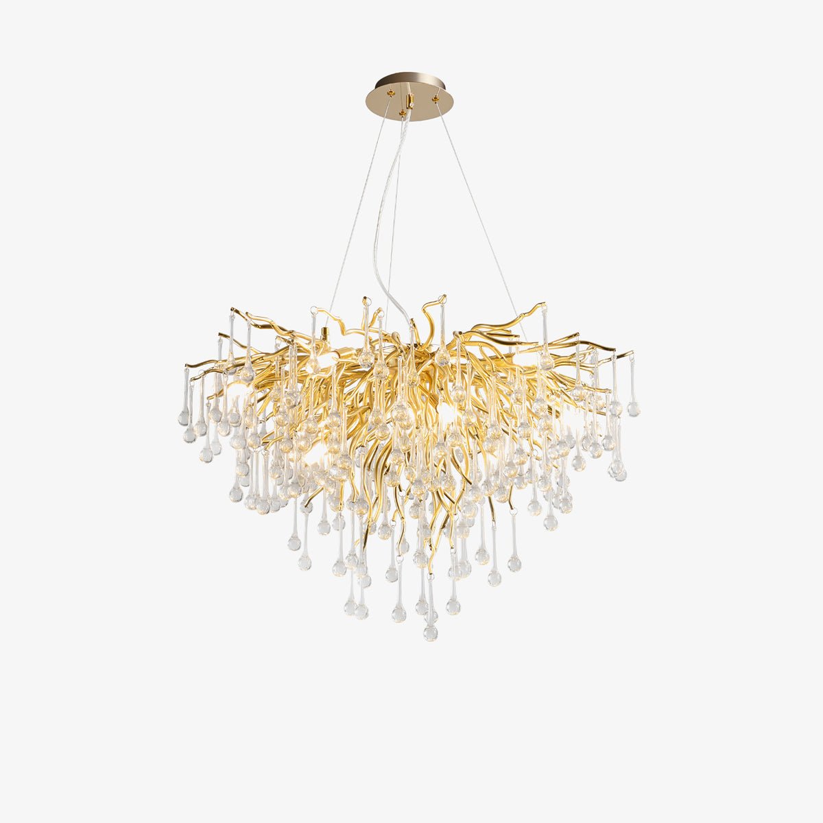 Solina Lustre Cristal Postmoderne Luxueux