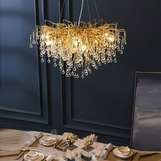 Eurrinis Lustre Cristal Postmoderne Luxueux